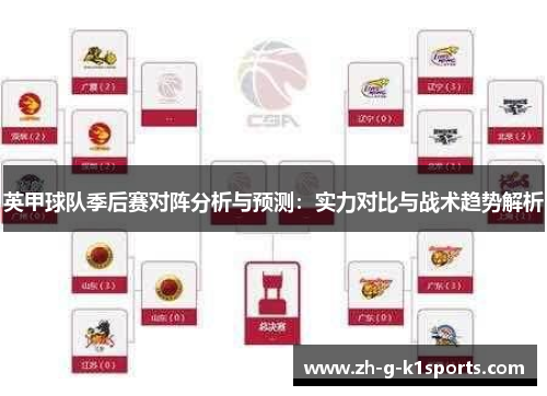 英甲球队季后赛对阵分析与预测：实力对比与战术趋势解析